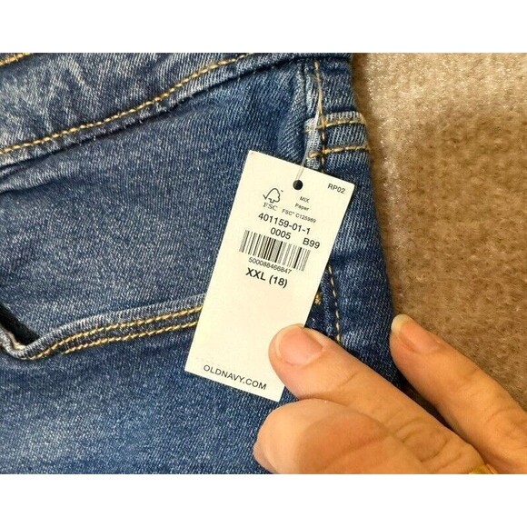 NWT Old Navy WOW Skinny Pull On Jeans for Girls  18 Mid Rise Medium Wash - Picture 4 of 7